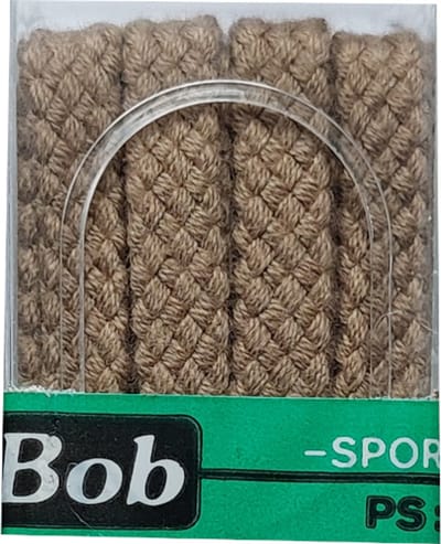 Bob Veter - Beige - Plat - Lengte 90 cm - Breedte 7 mm - Schoenveter