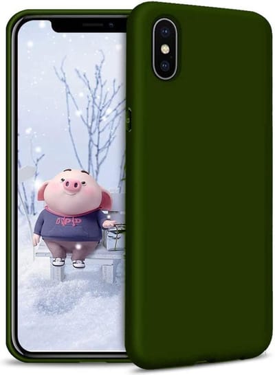 Siliconen back cover case - Geschikt voor iPhone X/10 iPhone XS - TPU hoesje Groen