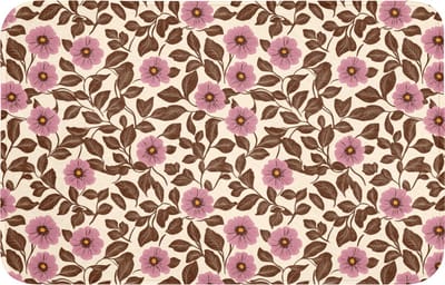 Badmat 80x50 cm - Antislip - Bloemen - Bladeren - Kleurrijk - Badmatten voor badkamer - Badkamermat - Douchemat - Badkamer mat