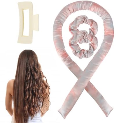 Krulspelden 4 stuks, Heatless Curls Band voor Lang en Medium Haar - Zacht en Comfortabel