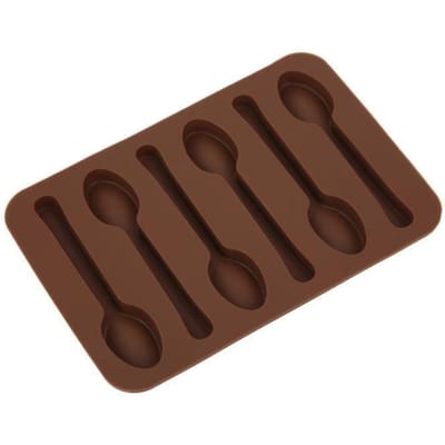 Sonew Moule de cuisson bricolage Gâteau chocolat moule antiadhésif cuillère forme bricolage moule de cuisson outil ustensiles de