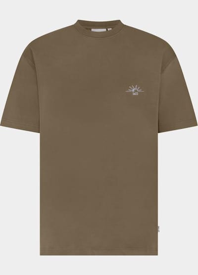 Supply & Co T-Shirt Backprint Bruin - Maat XL - Heren - Casual T-shirts