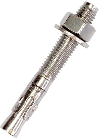 Ankerbouten Roestvrij Staal - Keilbouten V2A - Zware Lasten Bevestigen - Mechanische Verankering - M16 x 170 mm - Zilverkleurig