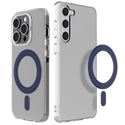 imoshion Magnetische Sticker - Maak elk hoesje geschikt voor magnetische accessoires - Donkerblauw