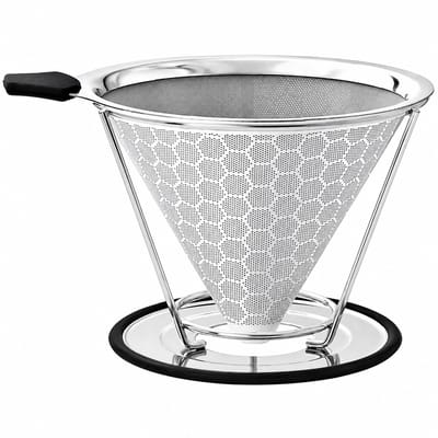 My Green Deal – RVS Koffiefilter – Herbruikbare Koffiefilterhouder – Duurzaam Koffiezetfilter – Koffiefilter Herbruikbaar