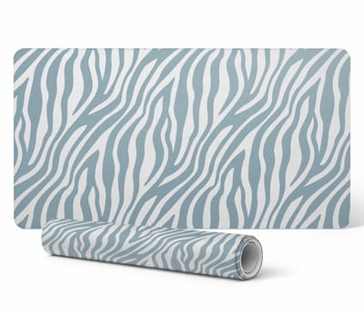 Antislip bureauonderlegger met zebraprint 90x45 cm