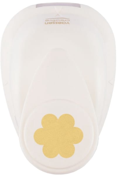 Vaessen Creative Pons - Figuurpons - Bloem - 1,4 x 1,6 cm
