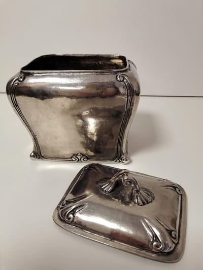 Opberg doos - Kurz Edeltin - met deksel - 14 x 18cm.