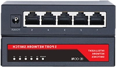 Netwerk Switch - Ethernet Hub - Internet Verbinding - 5 Poorten Gigabit - 10/100/1000Mbps - Zwart