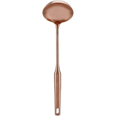 RVS Soeplepel Grote Soeplepel Keukenspatel Draaier Kookgereedschap Goud 03# beige