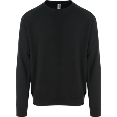 Just Hoods - Graduate Heavyweight Sweat - Jet Black maat 3XL