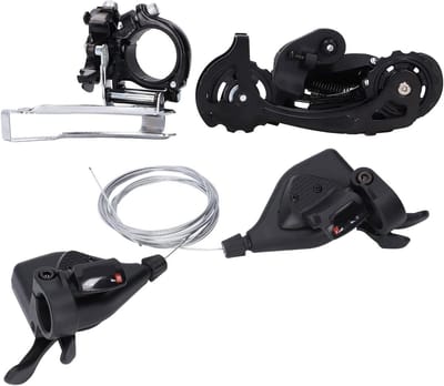 Fiets Versnellingsset - Schakelhendel Derailleur - Mountainbiken - Lichtgewicht Aluminium - 8/9/10 Versnellingen - Zilver
