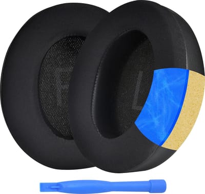 MMOBIEL Vervangende Oorkussens Geschikt voor Anker Soundcore Space Q45 Hoofdtelefoon – Cooling Gel Koptelefoon Oorkussens - Noise Isolation Hoofdtelefoon Earpads – Zwart