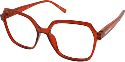 Leesbril Vista Bonita MIRA - Kleur Terra Cotta - Sterkte +4.50 - Moderne leesbril - Groot stevig montuur - Comfortabele pasvorm - Hoogwaardige leesglazen - Inclusief leuk brillenhoesje en poetsdoekje