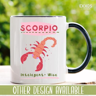 Schorpioen Mok | Sterrenbeelden | Mok met tekst | Grappige mok | Verjaardag cadeau | Cadeau voor man | Cadeau voor vrouw | Cadeau voor haar | Cadeau voor hem | Grappige cadeau | Thee glazen | Valentijn cadeautjes | Koffiekopjes