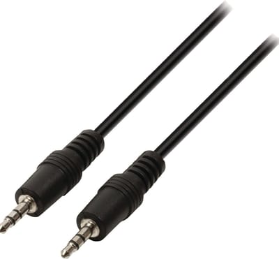 Valueline Jack stereo audiokabel 3,5 mm mannelijk - 3,5 mm mannelijk 1,50 m zwart