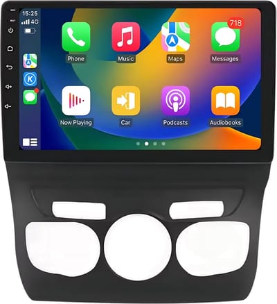 Autoradio met bluetooth - Carplay - Voor Citroën C4 / C4L (2013-2017) - Geschikt voor Apple en Android - Stereo - Navigatie - Navigatiesysteem auto - 2GB 64GB