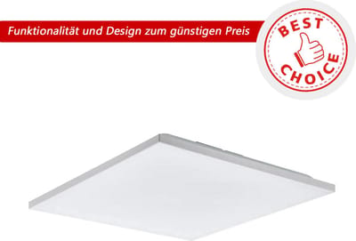 Eglo 75614 CALEMAR LED wand-/plafondlamp 19W 437x437mm wit neutraal wit