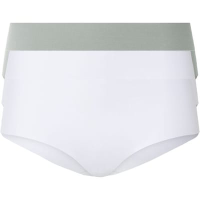 ESMARA 3 dames hipsters (Mint/wit, S (36/38))