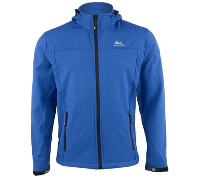 Nord Berg Softshell Jas Heren Sportjas - Maat XXL  - Mannen - blauw/zwart