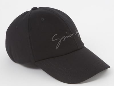 Givenchy Pet met logo - Zwart - One Size