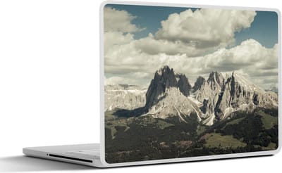 Laptop sticker - 17.3 inch - Dolomieten - Alpe Di Siusi - Italië - 40x30cm - Laptopstickers - Laptop skin - Cover