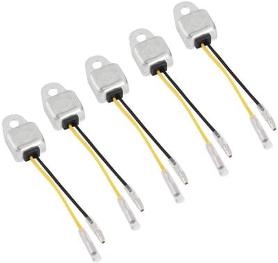 Olie Sensor Alarm - Motor Controle - Motor Beschermen - Duurzaam Metaal - 5 Stuks - Zilver