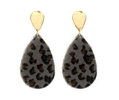 Jomide Oorhangers Animal Print - 2