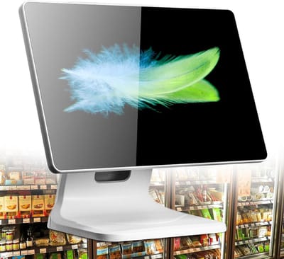 Kassa Systeem - Pin Terminal - Winkel Bedrijf - Geïntegreerd Touchscreen - 15.6 Inch Scherm - Zwart Wit