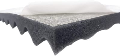 Zelfklevend Noppenschuim voor Geluidsisolatie - 200cm x 100cm x 3cm