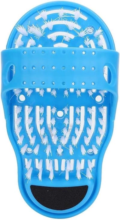 Massagebadslippers, Badschoenen, Voetwasborstel, Voetreiniging, Massageslippers Exfoliërende Schrobborstel