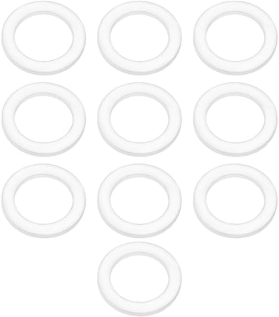 Dailygoods- Carterplug Aluminium 10 Stks - Olie Afvoer Plug - Pakking 18mm x 12mm x 1.5mm - Compatibel met Aprilia AF1 125 - Schokbestendig - Duurzaam - Oliepakkingen
