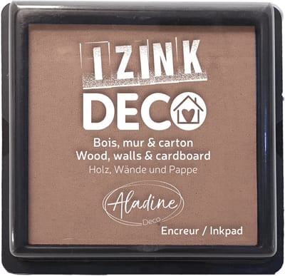 Aladine inktkussen beige XL voor creatief knutselen en decoratie.