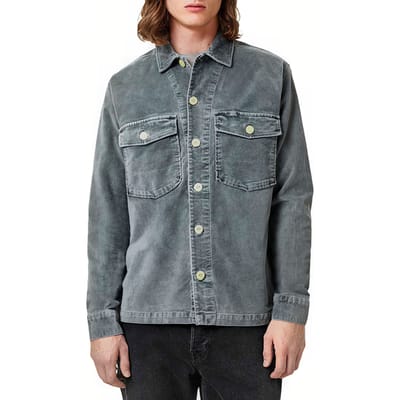 AllSaints Harrier Ls Shirt Dull Blue Taglia: XS | Camicie Casual Outlet | Uomo | Blu