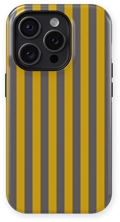 DripCase Gestreept Hoesje geschikt voor iPhone 14 Pro | Backcover met Mag | Stripes Motief | Trendy Case geschikt voor iPhone 14 Pro met Strepen Gravel Lane