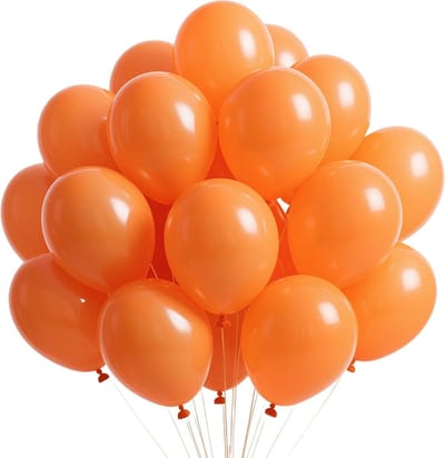 Ballonnen oranje - Feest Versiering –Verjaardag Versiering - Decoratie - Accessoires voor Koningsdag - Oranje accesoires - EK/WK verkleed accessoires - decoratie voor verjaardag, bruiloft, Festivals,Koningsdag,Carnaval - Oranje - 100 stuks