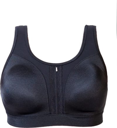 High impact Sport BH (zonder beugel) Cannes, Black / zwart, maat: 70C