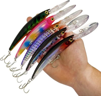 Visaas voor Spinning - Minnow Spinning Lubina - Spinning Zee - Kunstvis voor luciobarbaar/wolf - 17 cm en 24 gram