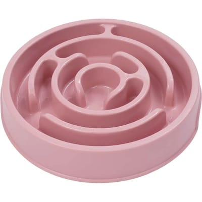 Duvo+ Anti-schrok voerbak ring Roze M-600ml-20.5x3.5cm