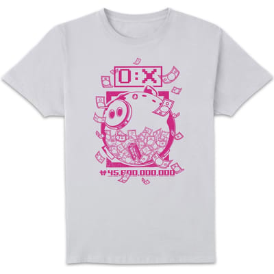 Squid Game Piggy Bank Men's T-Shirt - White - L