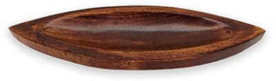 Handgemaakt Wierookhouder van Tropisch Hout – Duurzaam en Ecologisch Design
