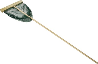 Eurocatch Garnalennet XL - 40cm Breed - Houten steel 120cm lang - Slootnet - Visnet