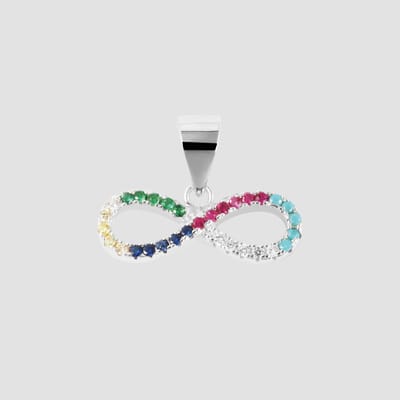 AKZENT Akzent dames hanger "Inka" van 925 Sterlingzilver, gerhodineerd, duurzaam
