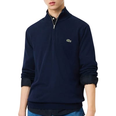 Lacoste 1/4 Zipper Sweater Heren - Maat XS