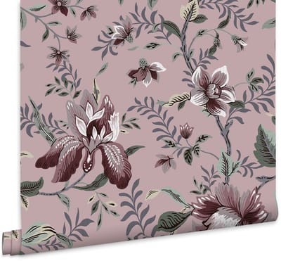 Laura Ashley Edita’s Garden Behang - Bloemen - 10mx52cm - Roze