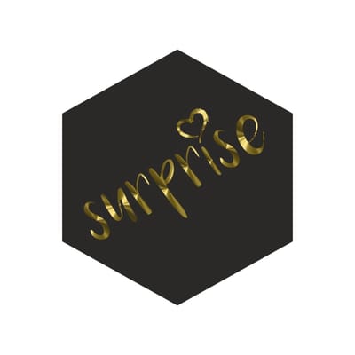 Sluitzegels - Stickers - Etiketten - Suprise - rol van 250 stuks