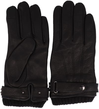 Joop! Handschoenen Leder - Jongens - black