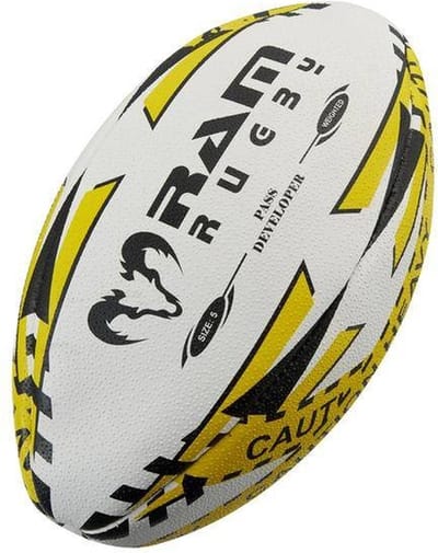 Pass Developer rugbybal - Verzwaarde bal - 3D Grip - Topmerk RAM Rugby - Maat 4