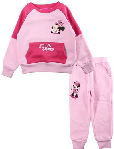 Disney Minnie Mouse Set - Joggingpak / Trainingspak / Vrijetijdspak - Roze - Maat 110 (5 jaar)