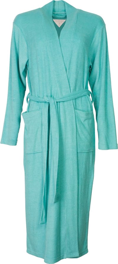 Tenderness Dames Badjas - Kimono - Kamerjas - Capri Blauw - Maat S